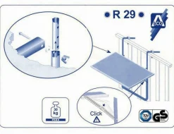 Discount Sonstige Balkonhängetisch