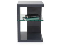 M2 KOLLEKTION Beistelltisch DOMINGO Anthra