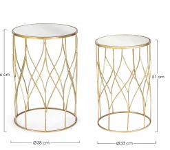 ANDREA BIZZOTTO Beistelltisch ELENOR 2er Set