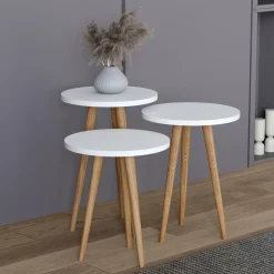 Outlet VCM Beistelltisch 3er Set BARILO