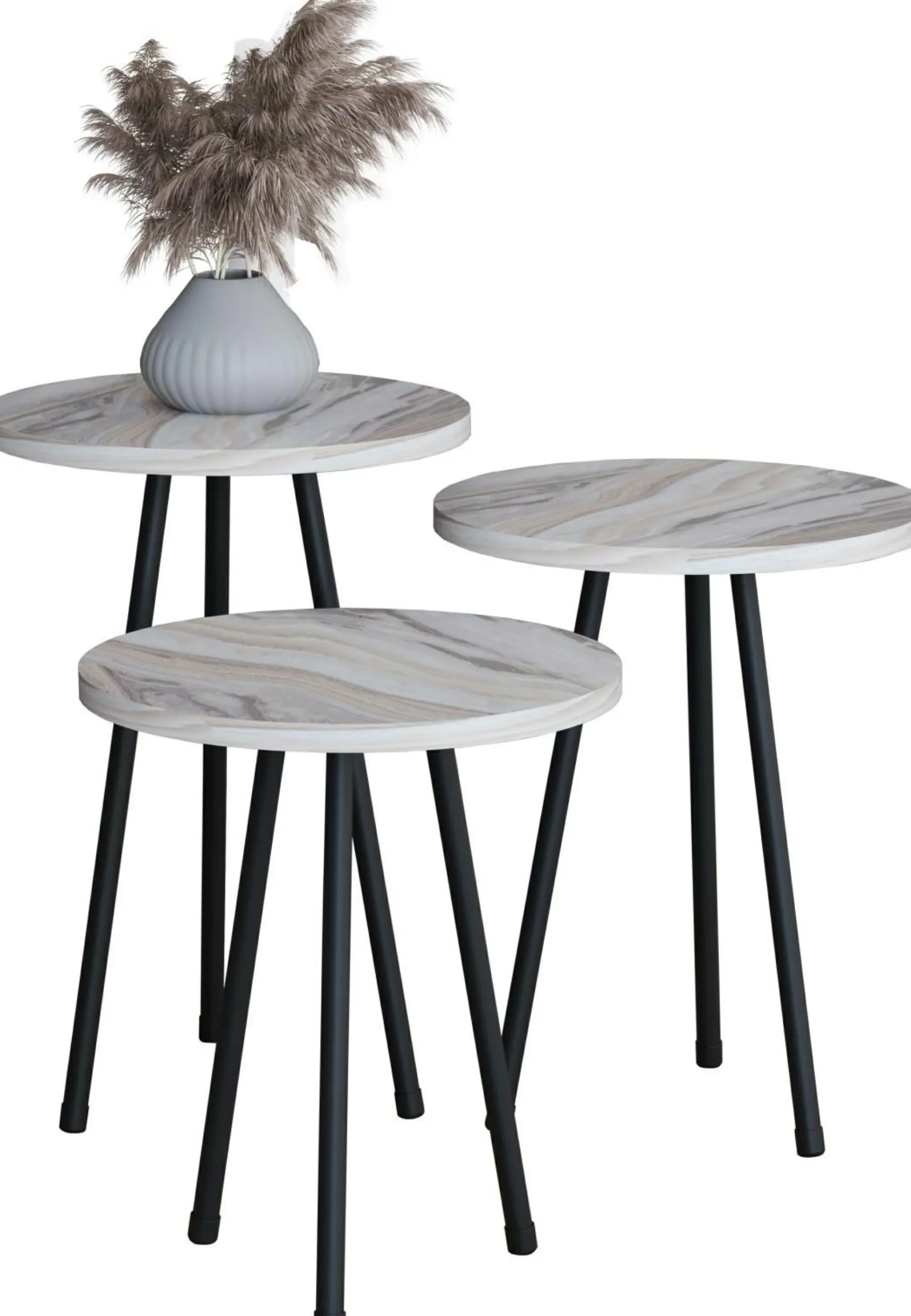 VCM Beistelltisch 3er Set MIROLA