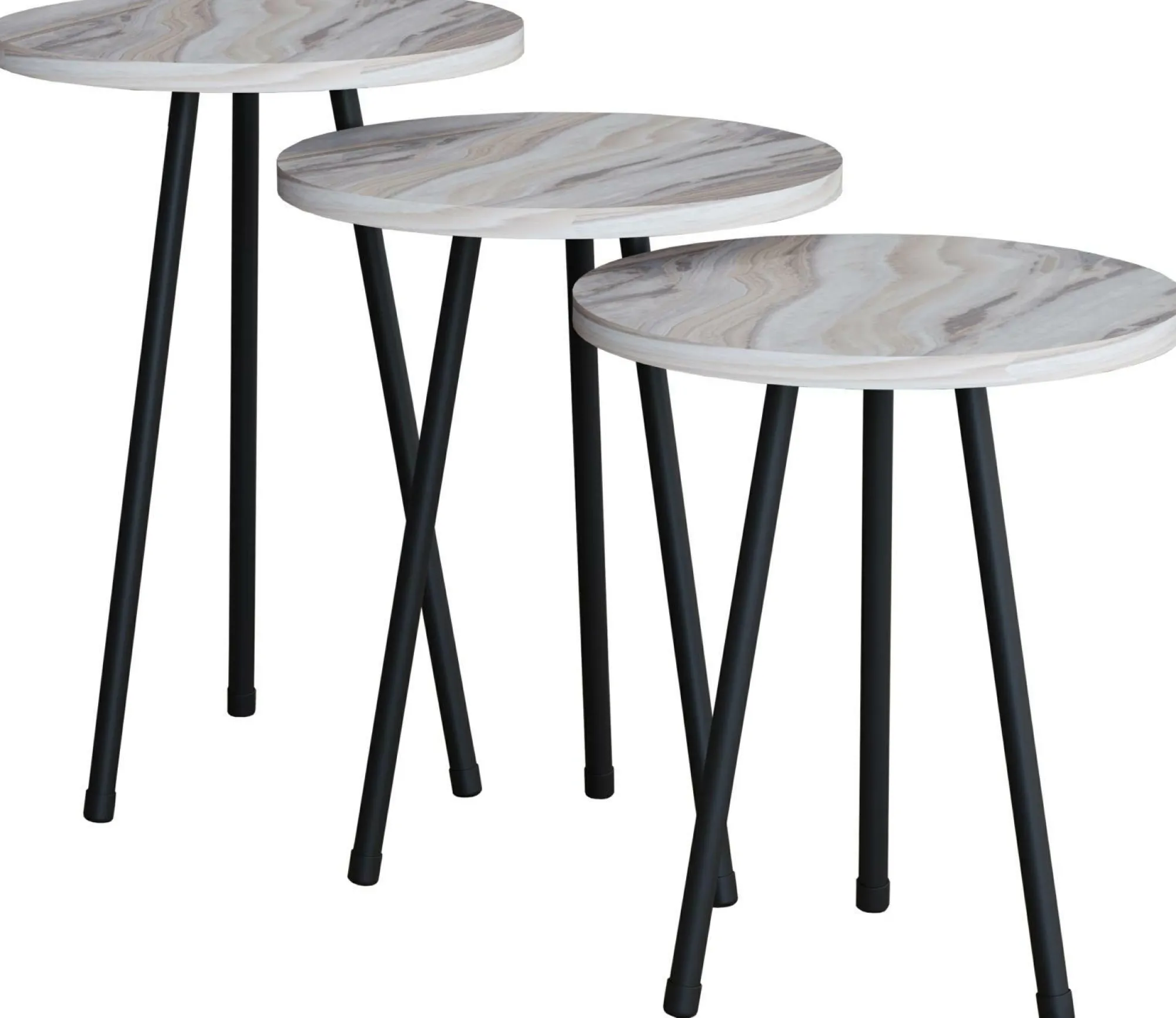 VCM Beistelltisch 3er Set MIROLA