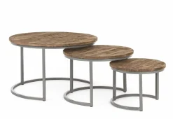 ANDREA BIZZOTTO Beistelltisch NARVIK 3er Set