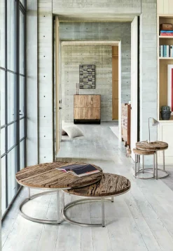 ANDREA BIZZOTTO Beistelltisch RAFTER 2er Set