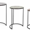 Hot ANDREA BIZZOTTO Beistelltisch TAHIR 3er Set
