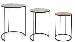 Hot ANDREA BIZZOTTO Beistelltisch TAHIR 3er Set