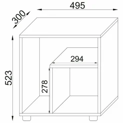 Outlet VCM Beistelltisch Zeito