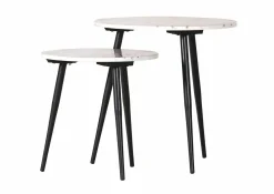 Sonstige Beistelltischset 1-2 MARMORO
