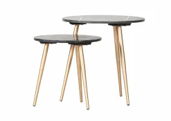 Sonstige Beistelltischset MARMORO