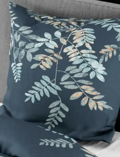 Clearance BIERBAUM Bettwäsche Mako-Satin blau