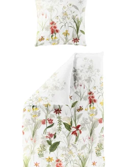 BIERBAUM Bettwäsche Mako-Satin rot