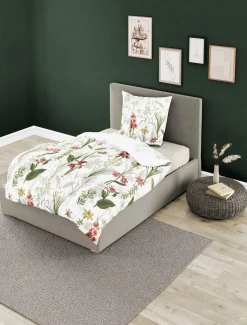 BIERBAUM Bettwäsche Mako-Satin rot