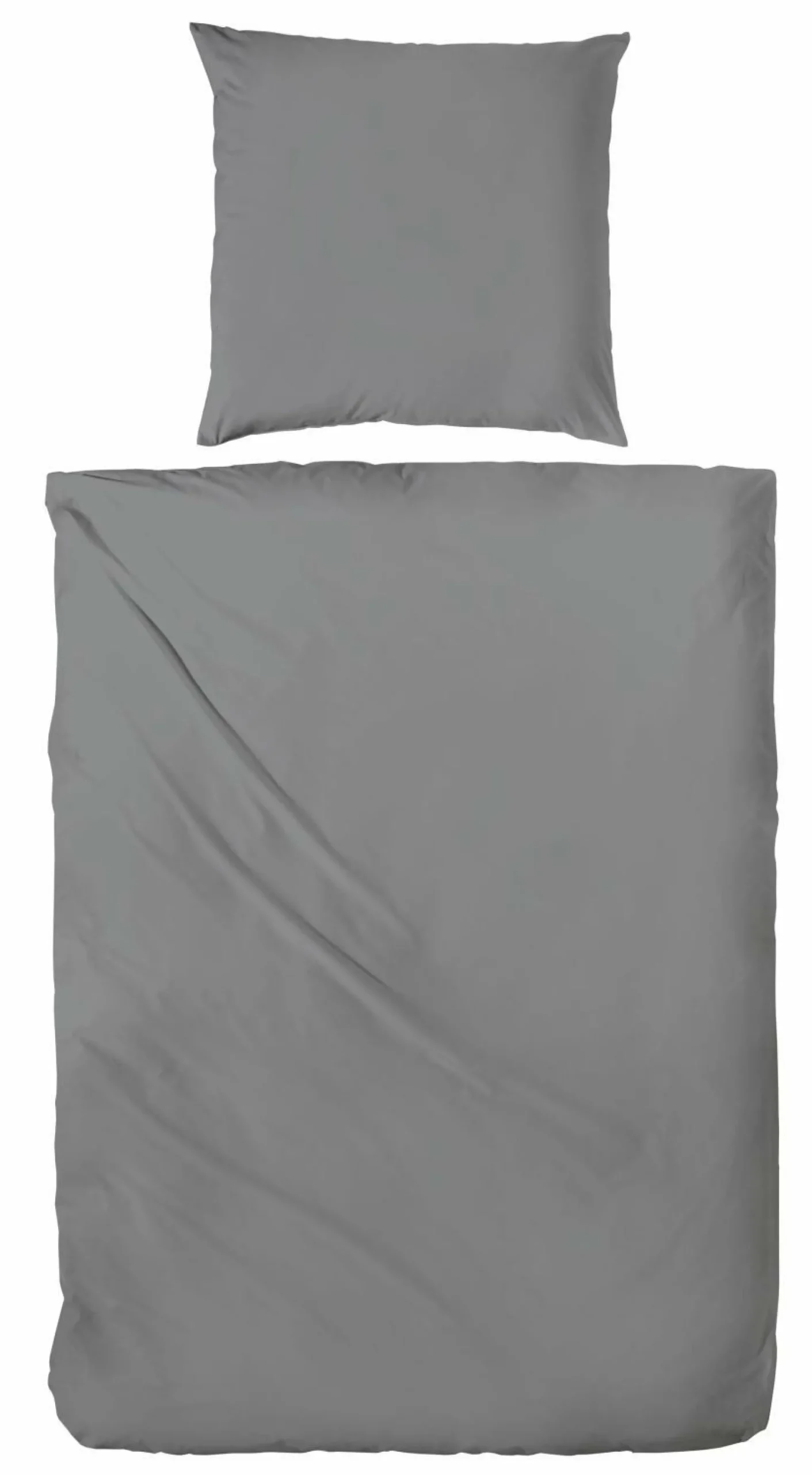 Best Hahn Bettwäsche Renforcé anthrazit