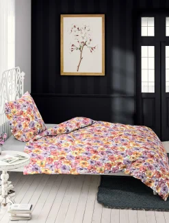 BIERBAUM Bettwäsche Seersucker malve