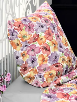 BIERBAUM Bettwäsche Seersucker malve