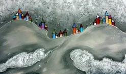 Discount Sonstige Bild ABSTRAKTE HÄUSER