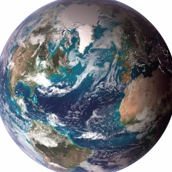 Sonstige Bild CIRCLE ART BLUE MARBLE