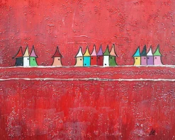 Sonstige Bild SMALL HOUSES RED