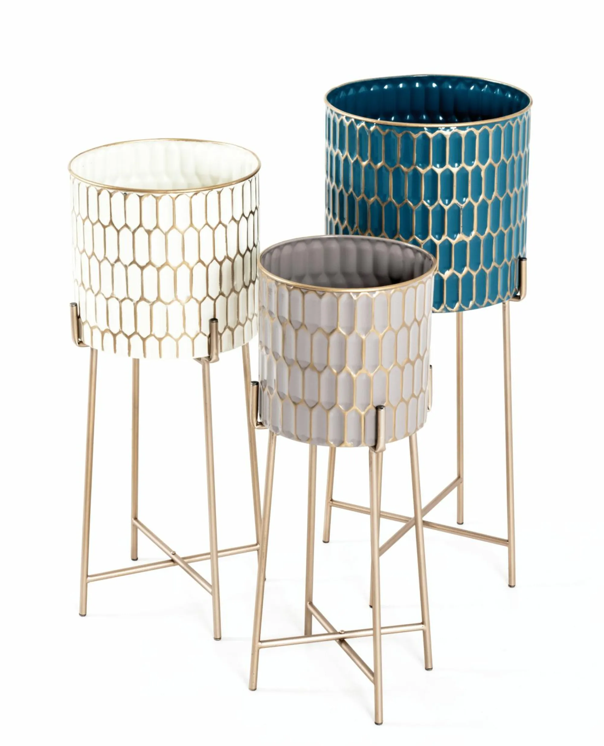 HAKU Möbel Blumensäule 3er Set