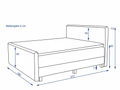 sun garden Boxspringbett CHESTER