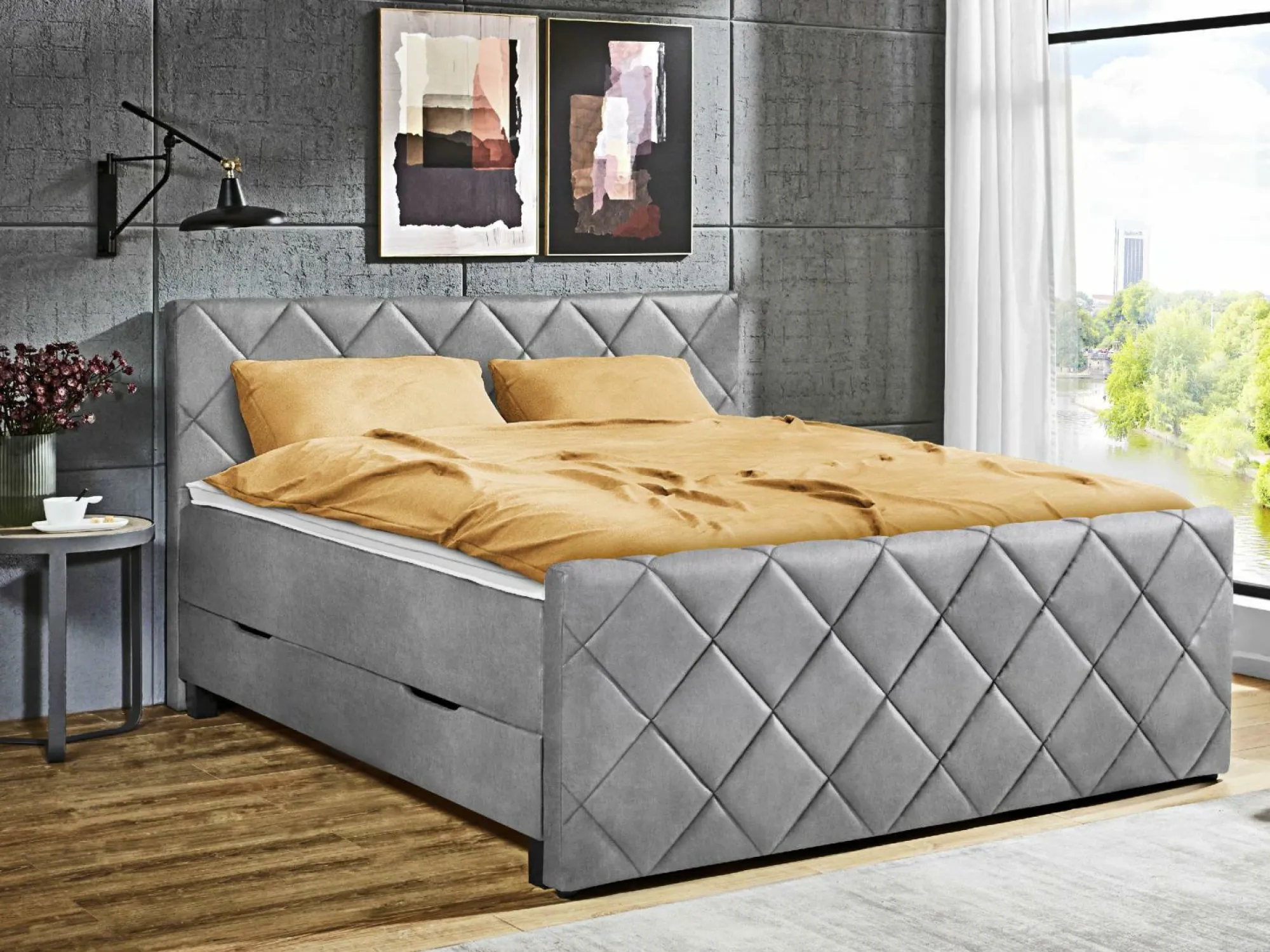 Best sun garden Boxspringbett CHESTER