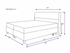 Discount DUNLOPILLO Boxspringbett SUPERIOR