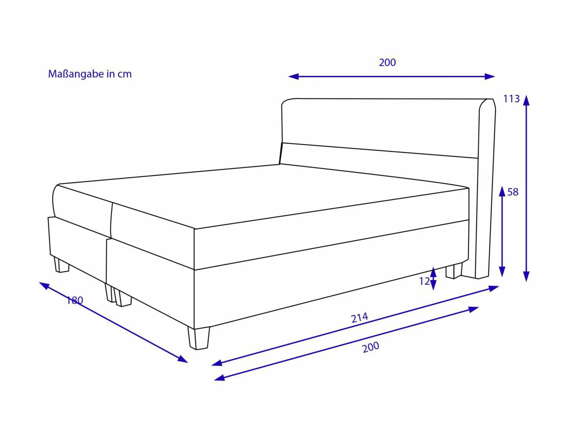 Discount DUNLOPILLO Boxspringbett SUPERIOR