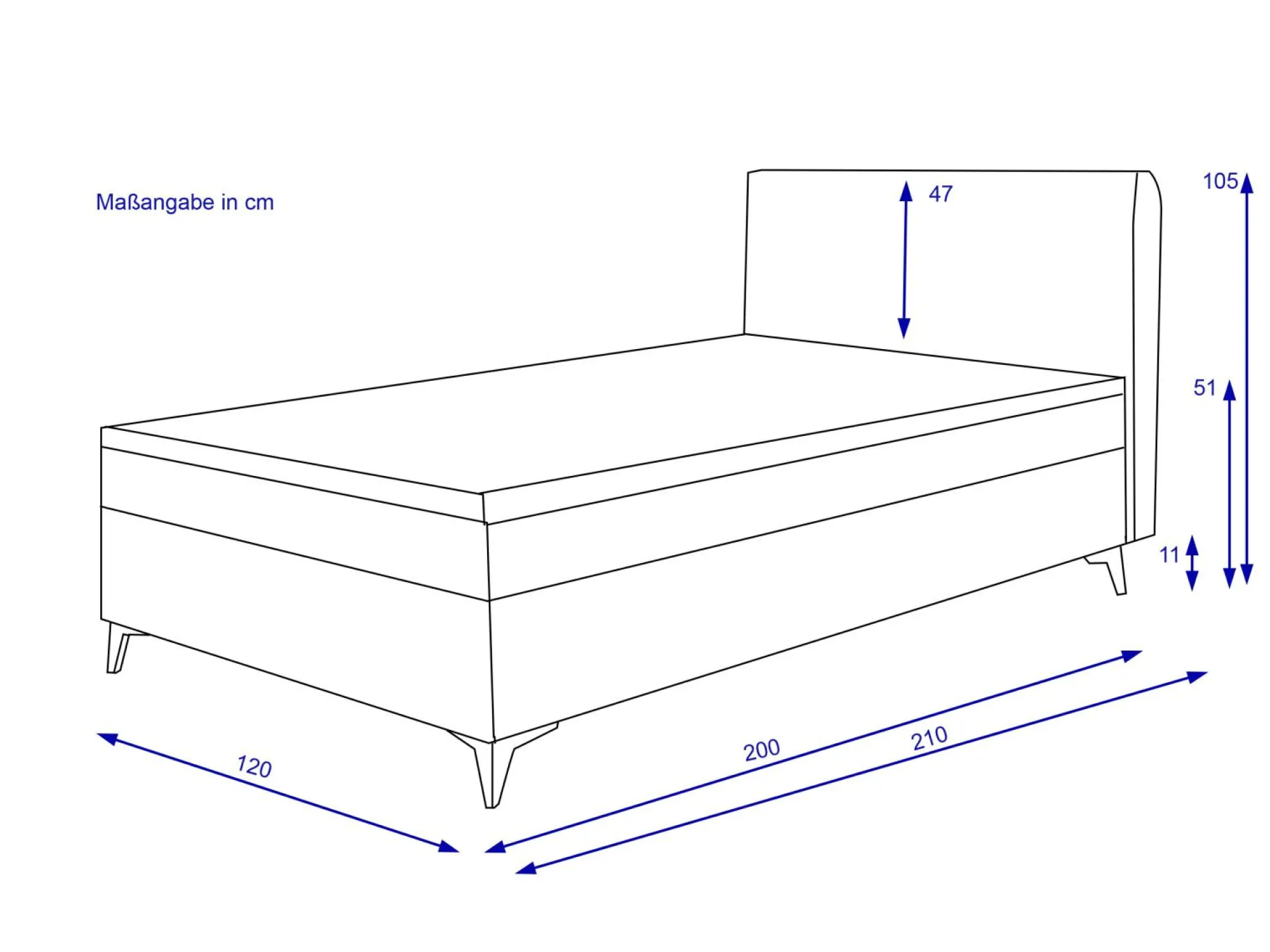 HARPER Boxspringbett EIBAR