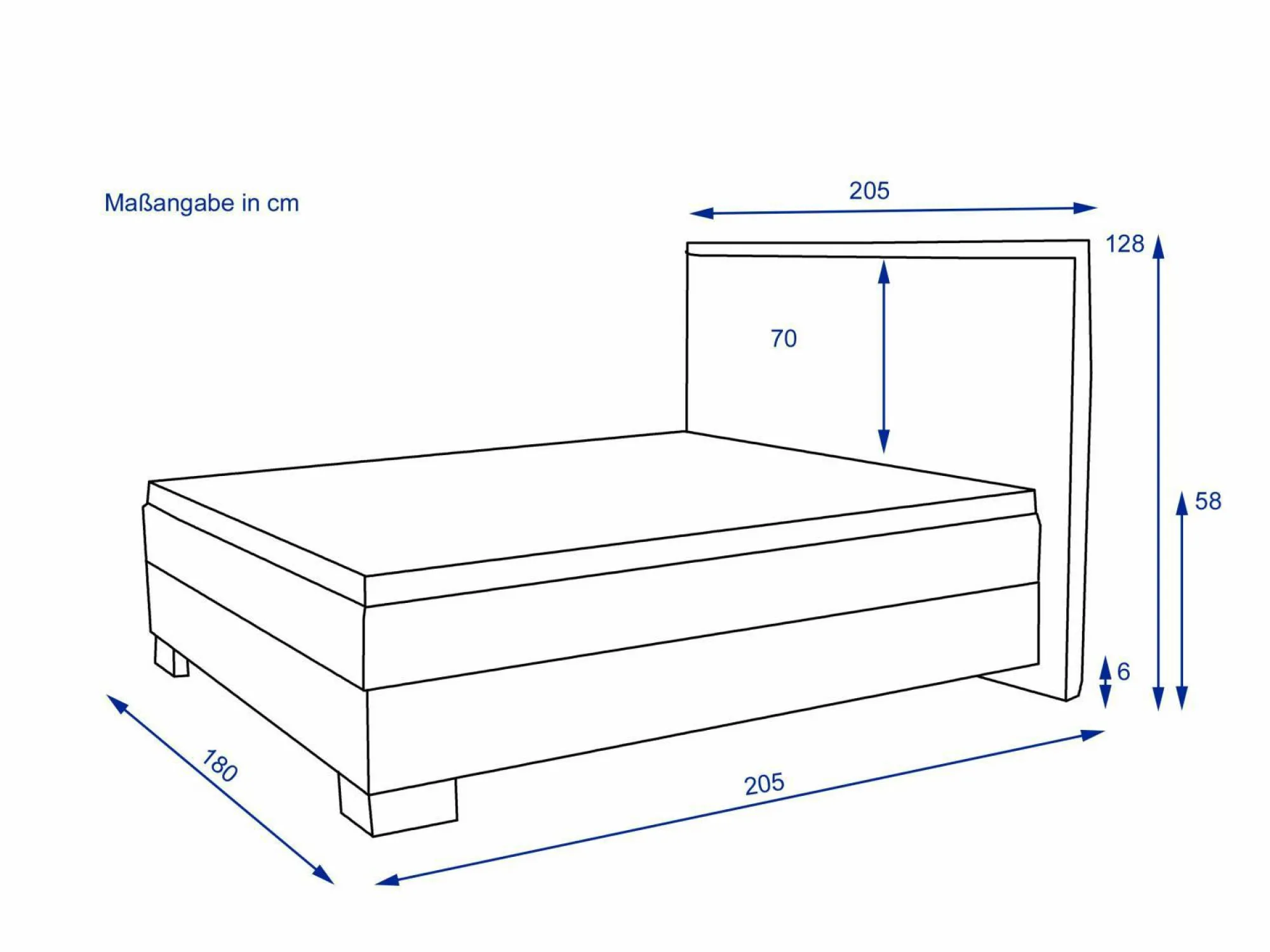 Best SANSIBAR Boxspringbett Langeoog