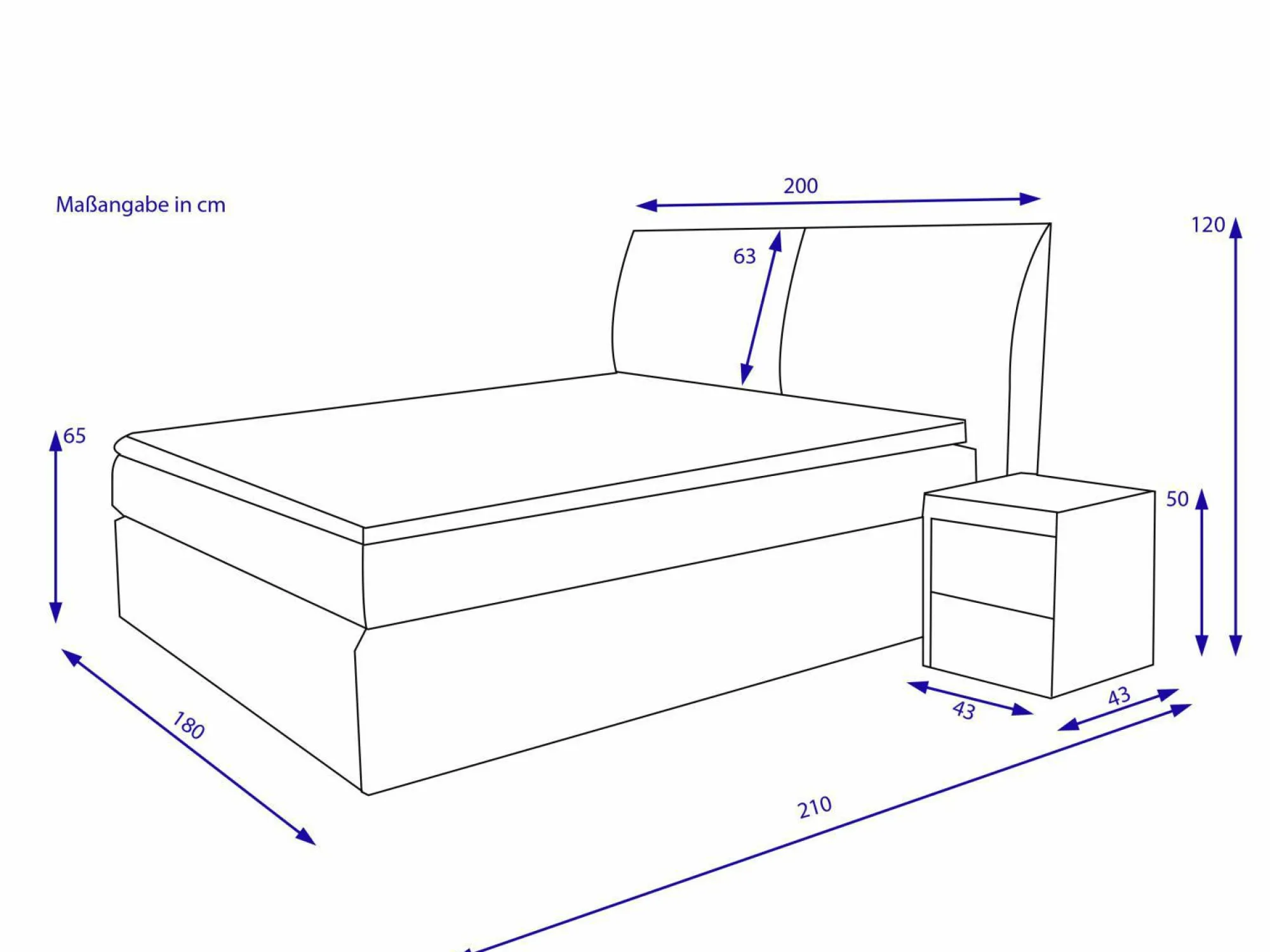 SANSIBAR Boxspringbett VIBORG