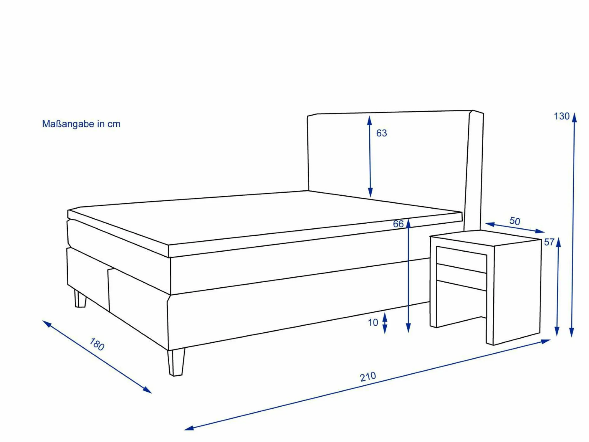 Best vito Boxspringbett ASETTO