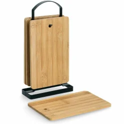 zeller Brettchenständer-Set BAMBUS