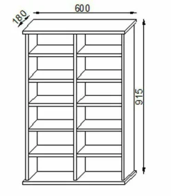 VCM CD/DVD-Turm Ronul