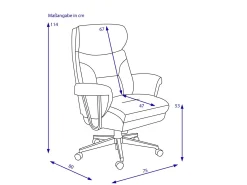 Discount DUO COLLECTION Chefsessel TIAGO XXL
