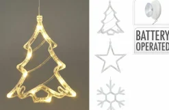 Hot Sonstige Christbaumschmuck Hänger Fensterbeleuchtung LED