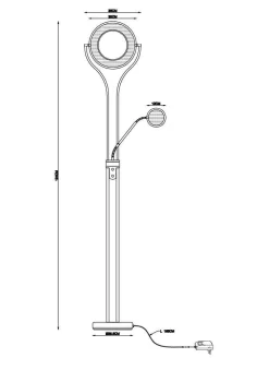 Online GLOBO Lighting Deckenfluter EBRO