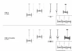 VCM Deckenhalterung CM 4