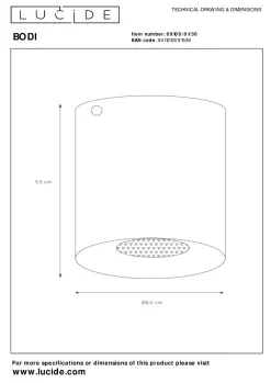 Discount LUCiDE Deckenleuchte BODI