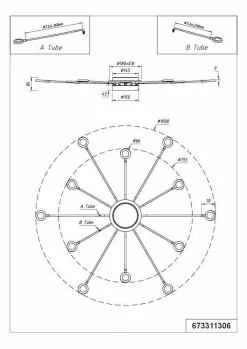 TRIO-Leuchten Deckenleuchte BODRUM