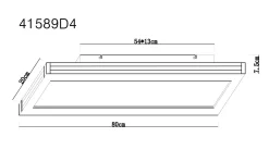 GLOBO Lighting Deckenleuchte CARLA