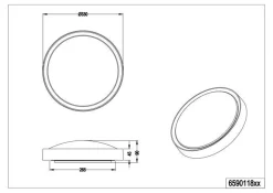 New TRIO-Leuchten Deckenleuchte CLARIMO