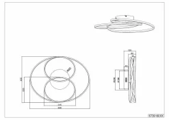 Best TRIO-Leuchten Deckenleuchte GALE