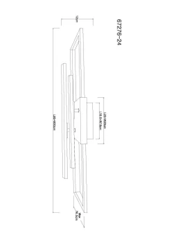 Hot GLOBO Lighting Deckenleuchte KENDRA