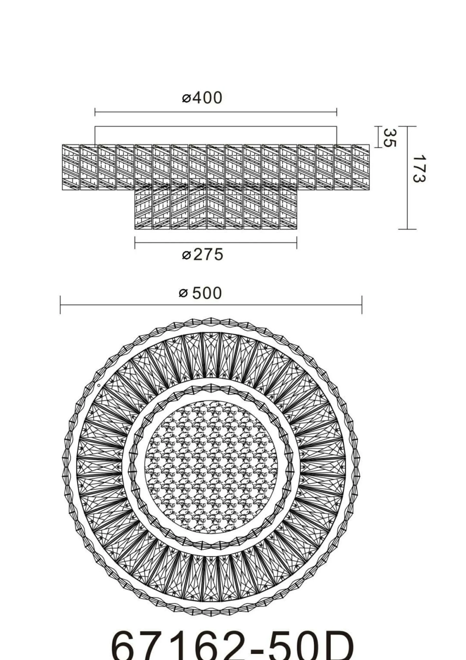 Clearance GLOBO Lighting Deckenleuchte MUCKY
