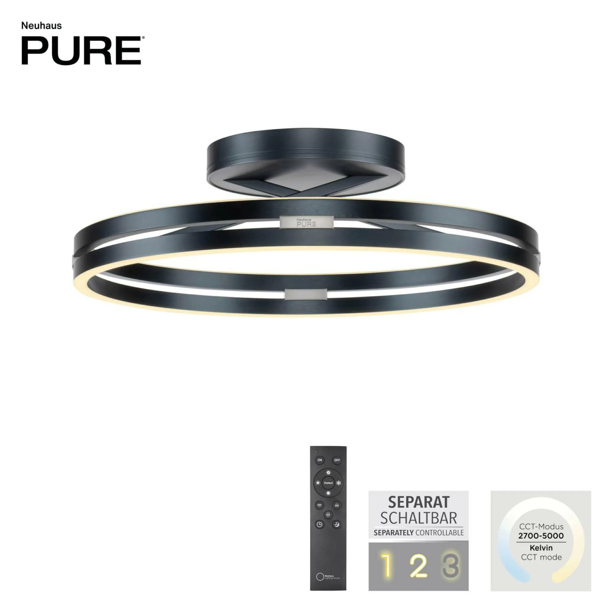Neuhaus PURE Deckenleuchte PURE LOOP