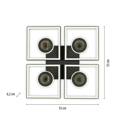Paul Neuhaus Deckenleuchte TRAFORO