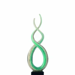 LEONARDO Dekoobjekt ROTATE türkis