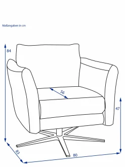 Online MONDO Drehsessel PIATTO