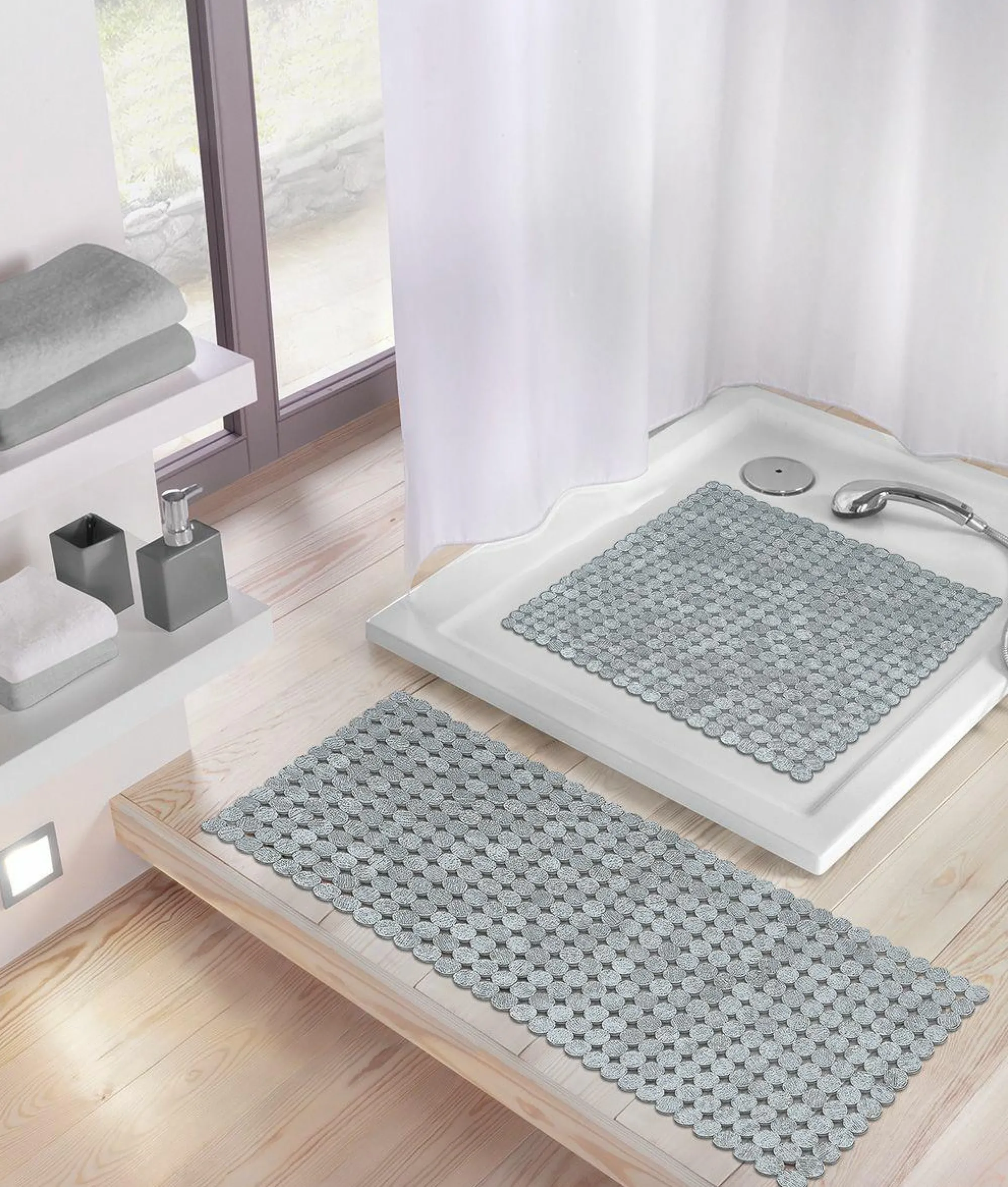 Kleine Wolke Duscheinlage Sign silber