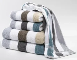 ROSS Duschtuch SAPHIR gran/anth/pet